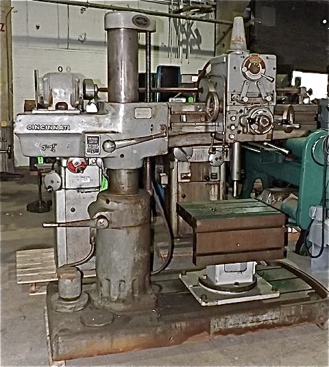 7-1/2" x 36" CINCINNATI ... RADIAL DRILL